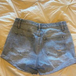 Fashion Nova Distressed Jean Shorts. NWT.
